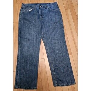 Carhartt 101483 Men's Holter Bed Rock Blue Denim Relaxed Fit Straight Jean 38x30